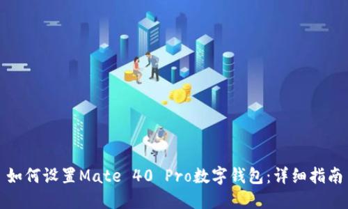 如何设置Mate 40 Pro数字钱包：详细指南