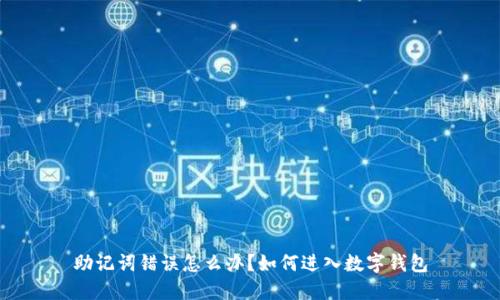助记词错误怎么办？如何进入数字钱包